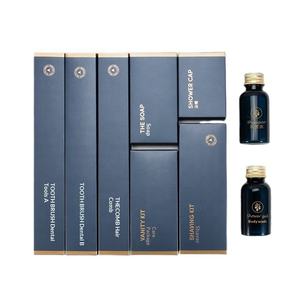 <span class=keywords><strong>Kit</strong></span> de toilette de luxe pour hôtel, ensemble de voyage, shampoing et après-shampoing, savon 20g, pantoufles, peigne - Product Image 3