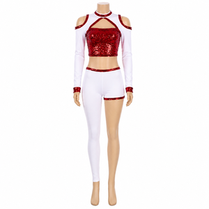 Uniformes de Majorette Personalizados con Flecos, Diseño Moderno, Fabricante de Ropa de Baile para Majorettes, Uniformes de Competición - Product Image 1