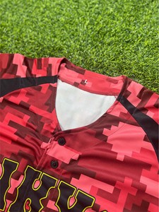 Ensemble de maillots de baseball pour jeunes, polyester respirant, impression par sublimation ou broderie, nom/numéro personnalisé - Product Image 4
