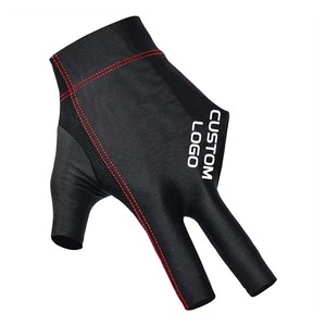 Gants de protection pour billard et snooker Geo Brothers 583 à 3 doigts, respirants, légers, en Spandex, avec fermeture auto-agrippante, personnalisables - Product Image 5