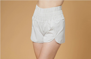 High Waist Pink <b>Skorts</b> With Ruffles Elastic Waist Sporty Style <b>Women's</b> Shorts Breathable Knitted Spandex Polyester - Product Image 6