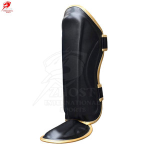 Diseño flexible y ligero, protectores de espinilla transpirables para entrenamiento, actividades deportivas y protección física, al por mayor. - Product Image 6