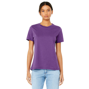 Camiseta Personalizada con Cuello Redondo para Mujer, Diseño con Agujeros de Diamantes, Color Sólido, 100% Algodón, Corte Regular, Estilo Urbano, Verano, Ecológica - Product Image 1