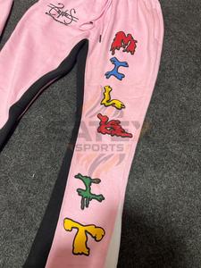 Pantalon de jogging évasé décontracté de haute qualité pour hommes, avec taille élastique, style empilé, personnalisable OEM - Product Image 3