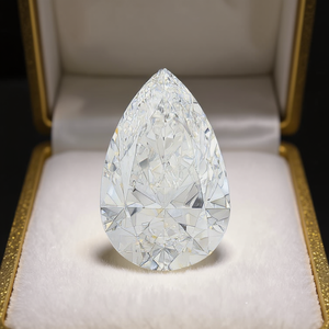 Diamant de laboratoire cultivé en forme de poire certifié IGI, 10,06 carats, qualité VVS2, diamant non monté - Product Image 3
