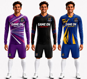 Cheap Player <b>Soccer</b> Jersey Sublimation Quick Dry <b>Soccer</b> Uniform Sets Breathable Uniforms Retro Football Shirts For Men - Product Image 1