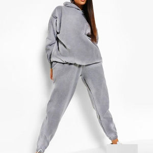 Chándal de Algodón 100% de Manga Larga, Ligero y Transpirable, Unisex, Estilo Urbano, Lavado Ácido, de Alto Rendimiento, Novedad al por Mayor - Product Image 1