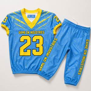 Wholesale Custom Sublimation Football Jersey And Football Pants Breathable Polyester Team Sports Apparel Training Practice Wear - Product Image 1