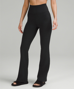 SIRIUS SPORTS Leggings de Yoga de Cintura Alta con Pierna Acampanada, Largos, Negros, de Spandex/Nylon, Sin Costuras, Transpirables, 360g, Elásticos en Cuatro Direcciones - Product Image 5