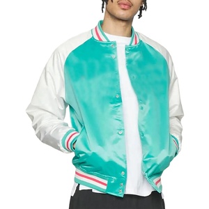 Blouson universitaire en satin de haute qualité, nouveau design, style tendance, vente chaude, personnalisable pour le cyclisme - Product Image 3