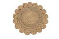 Tapis de table rond en corde de jute, style bohème, antidérapant, résistant à la chaleur, pour salle à manger, cuisine, maison
