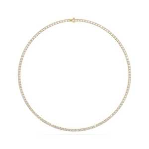 Wholesale VVS1 Round Cut Moissanite Tennis <b>Chain</b> Necklace 925 Sterling Silver Hip Hop <b>Iced</b> <b>Out</b> Men Women Party Jewelry - Product Image 6