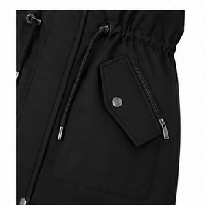Chaqueta Parka Impermeable Personalizada para Mujer con Capucha de Piel Sintética, Abrigo de Invierno Cortavientos para Senderismo, Viajes y Camping - Product Image 5