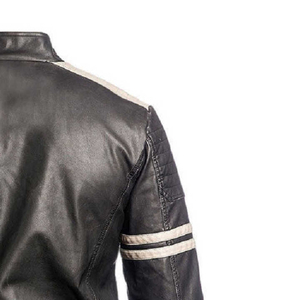 Latest Jacket Autumn Winter Mens Casual Zipper <b>Genuine</b> Leather Jacket Men Long Sleeve Leather Fashion Jacket For Men Sleek Coat - Product Image 4