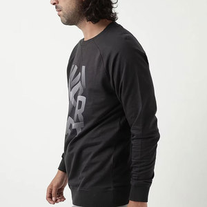 Sweat-shirt classique en coton pour homme avec bordure côtelée, idéal pour les tenues décontractées et un usage régulier - Product Image 3