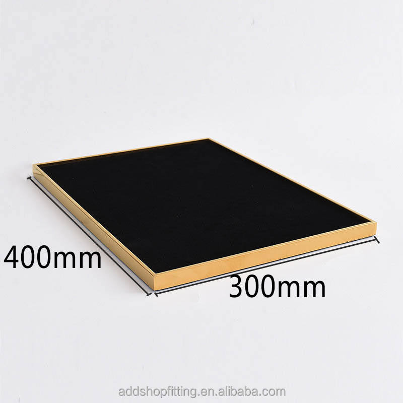 30*40 black tray, mirror gold