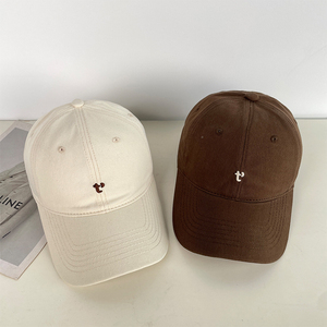 Gorra de Béisbol Deportiva con Letras, Nueva Colección Primavera-Verano, Unisex, de Poliéster/Algodón, Estilo Denim, 6 Paneles, Visera Ancha, Transpirable e Impermeable - Product Image 1