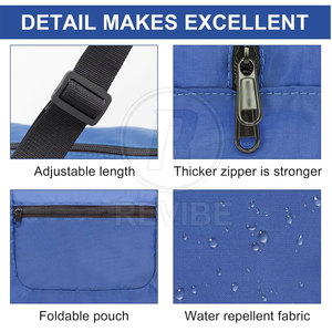 Bolsas de lona con cremallera de nailon personalizadas de alta calidad. Las mejores bolsas de lona con cremallera de nailon recién llegadas para venta en línea. - Product Image 5