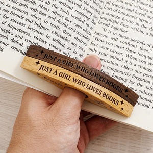 Soporte de Anillo para el Dedo para Leer Libros, Sujetador de Dedos de Madera - Product Image 3