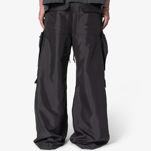 Pantalon cargo coupe ample décontracté en toile 100 % coton, lavé, avec cordon de serrage, coupe-vent, pour homme – Vente chaude, sur mesure - Product Image 2