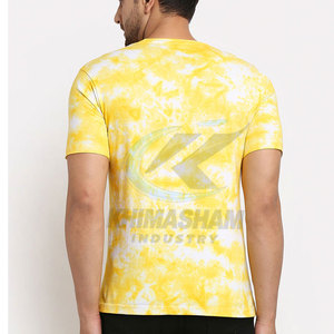 T-shirts personnalisés pour hommes, logo sur mesure, polyester/coton de haute qualité, respirants, écologiques, coupe ample, 220g, col rond - Product Image 3