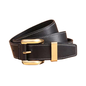 Ceinture en cuir classique, accessoire de mode élégant, ceinture en cuir réglable et lisse, ceinture décontractée - Product Image 3