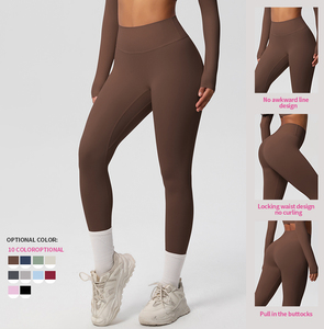 Custom Logo Women's Loose Comfort Casual Wide Leg Sports <b>Yoga</b> <b>Pants</b> Solid Color High Waist Quick Dry Spandex/Nylon Pocket - Product Image 5