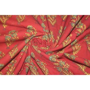 Tela de Algodón con Estampado a Mano Rojo, 110 GSM, para Cortinas, Pañales, Textiles para el Hogar, Bolsas y Accesorios, Precio al por Mayor - Product Image 6