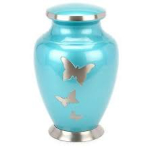 Handcrafted Adult Metal Cremation Urn For Human Ashes Elegant Pewter Finish With Engraved Religious Cross Design For Funeral - Product Image 6