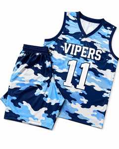Vipers custom Basketball Jersey Set Sublimated Sleeveless V Neck Moisture Wicking <b>Athletic</b> Uniform for Adults All Seasons - Product Image 5