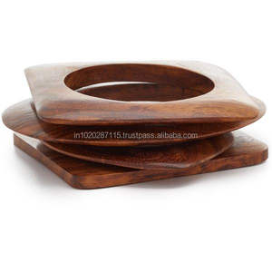 Servilletero de madera casa de campo estilo rústico hecho a mano para mesa de comedor diaria cenas familiares fiestas reuniones vacaciones - Product Image 6