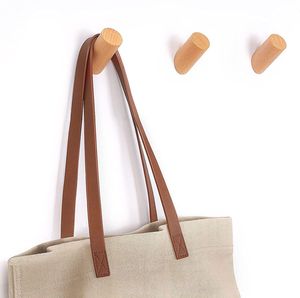 Porte-manteau mural en bois style nordique - Product Image 6