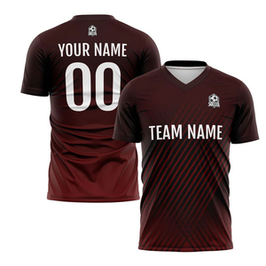 Maillot de football imprimé par transfert thermique, nouveau style 2026, haute qualité, manches courtes, séchage rapide, service OEM personnalisé - Product Image 2