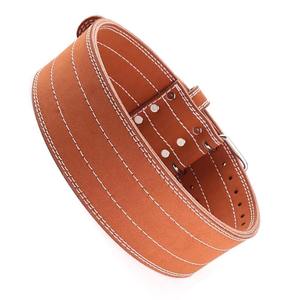 High Quality Custom Made Heavy Gym Cowhide Leather Training <b>Belt</b> Premium Leather <b>Weight</b> <b>Lifting</b> Powerlifting <b>Belt</b> - Product Image 4