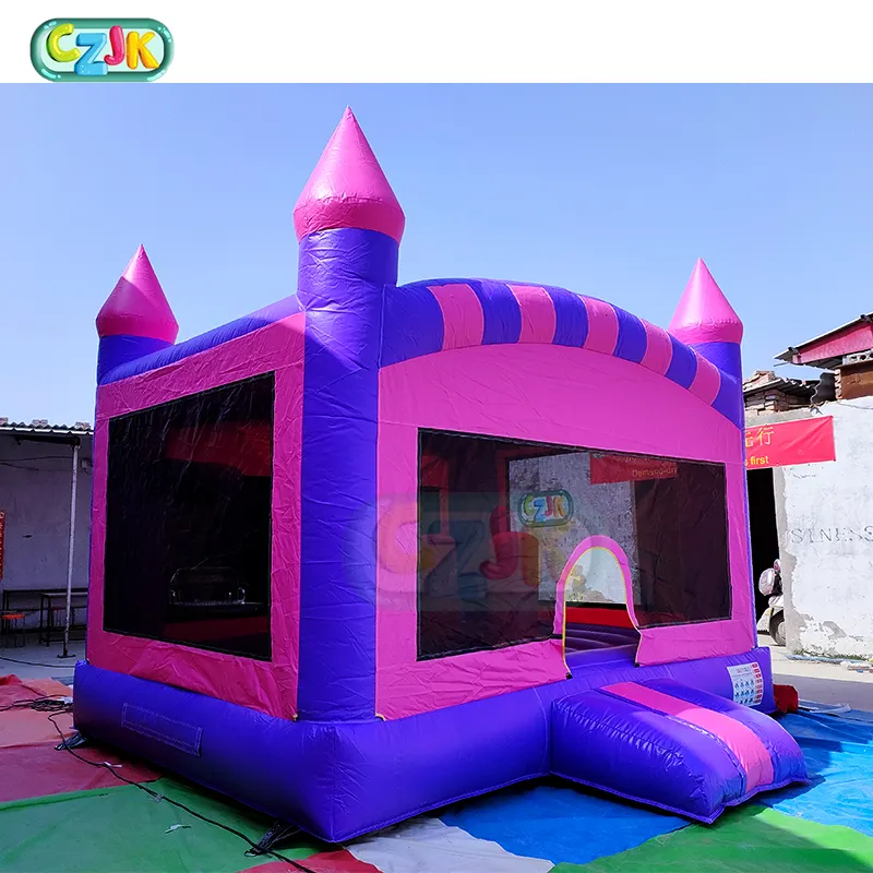 Inflatable Bouncer Pink Bouncy Jumping Castle Bounce House