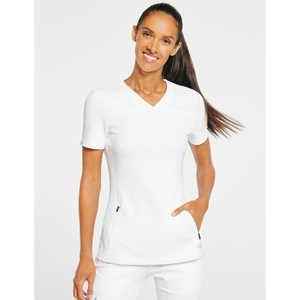 Tenues de travail médicales unisexes : Ensemble de blouses à manches longues et pantalons de jogging, pantalons de travail avec poches, blouses d'infirmière personnalisées, logo sur mesure - Product Image 1