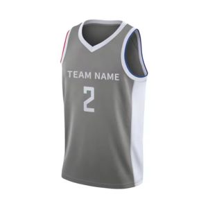 Vêtements de sport décontractés unisexes pour adultes, maillots de basket-ball en gros, maillots de basket-ball d'été avec broderie par sublimation - Product Image 2