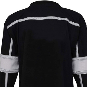 Camiseta de entrenamiento de hockey competitiva, uniforme deportivo atlético de malla transpirable, camisa de patinaje de manga larga diseñada para la práctica en equipo. - Product Image 6