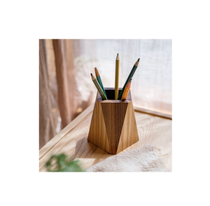 Modern Design Wooden <b>Pen</b> Holder Best Quality & <b>Customised</b> Color Office Products Desk Decor & <b>Pen</b> Merkle Storage Holder - Product Image 1