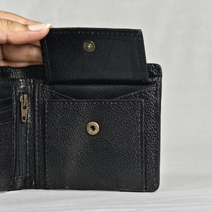 Hermosa Cartera de Cuero Genuino Hecha a Mano de la Mejor Calidad, Multicolor con Diseño Floral, para Hombre, Monedero, Portamonedas, Multifuncional, para Uso Diario - Product Image 4