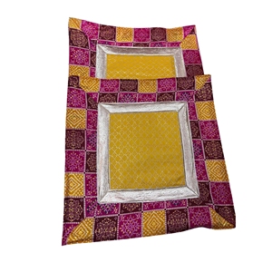 Pooja Aasan Mat for Home Temple Premium Handmade Cotton Prayer Seating Mat Religious Worship Decor - Product Image 1