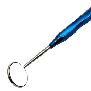 Miroir buccal chirurgical Morje, argenté, avec poignée ergonomique moletée, instrument chirurgical de classe II - Product Image 2