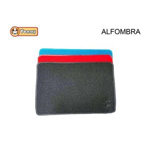 Tapis pour animaux de compagnie Tommy, design chat bleu, antidérapant, pour usage intérieur - Product Image 2