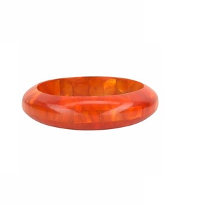 Bol de service tendance en résine époxy fait main pour salades, fruits, soupes et vaisselle – Qualité supérieure, élégant pour la cuisine - Product Image 4