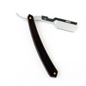 Navaja de Afeitar Recta Plegable de Acero Inoxidable Premium, Cuchillo de Afeitar Reutilizable Profesional para Hombres, Salón, Rostro y Bikini - Product Image 4