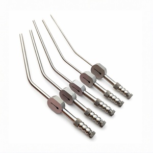 A+ Premium Quality Stainless Steel Manual Teardrop Fukushima Suction Tubes 6,8,10,12,<b>13</b> Fr X 8 Inch General Surgery Instruments - Product Image 1