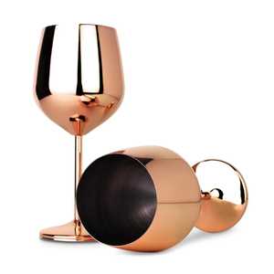 Copas de Vino de Metal Color Oro Rosa Vintage, Diseño Floral Grabado con Láser, Artículos para Bebidas para Fiestas, Diseño Personalizado para Adultos, Hogar y Oficina, Reutilizables - Product Image 4