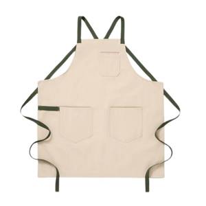 Adjustable Fit <b>Apron</b> <b>Kitchen</b> Cotton <b>Apron</b> Soft Fabric Comfortable Fit with Multi Functional Pockets - Product Image 2