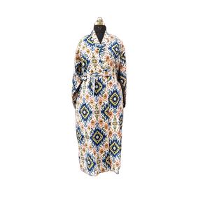 Peignoir Long à imprimé indien Style Kimono, tunique réversible, Maxi Hippie, vêtements de nuit pour femmes, vente en gros - Product Image 1