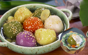 Boules de riz gluant vietnamiennes aux haricots mungo, boules de riz gluant congelées, boules de riz gluant colorées, qualité export ANGLE - Product Image 2